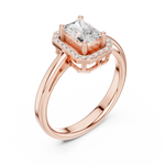 Gold Ring DDLR-472, Rose Gold, view 2