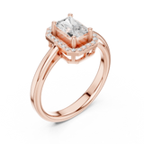 Gold Ring DDLR-472, Rose Gold, view 2