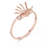 Gold Ring 1 (145), Rose Gold, view 2