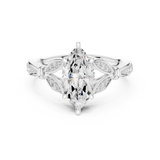 Gold Ring DDLR-935, White Gold, view 4