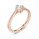 Gold Ring DDLR-542, Rose Gold, view 2