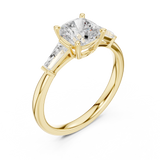 Gold Ring DDLR-921, Yellow Gold, view 2