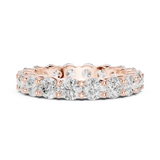 Gold Ring DDLR-691, Rose Gold, view 3