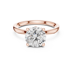 Gold Ring DDLR-170, Rose Gold, view 4