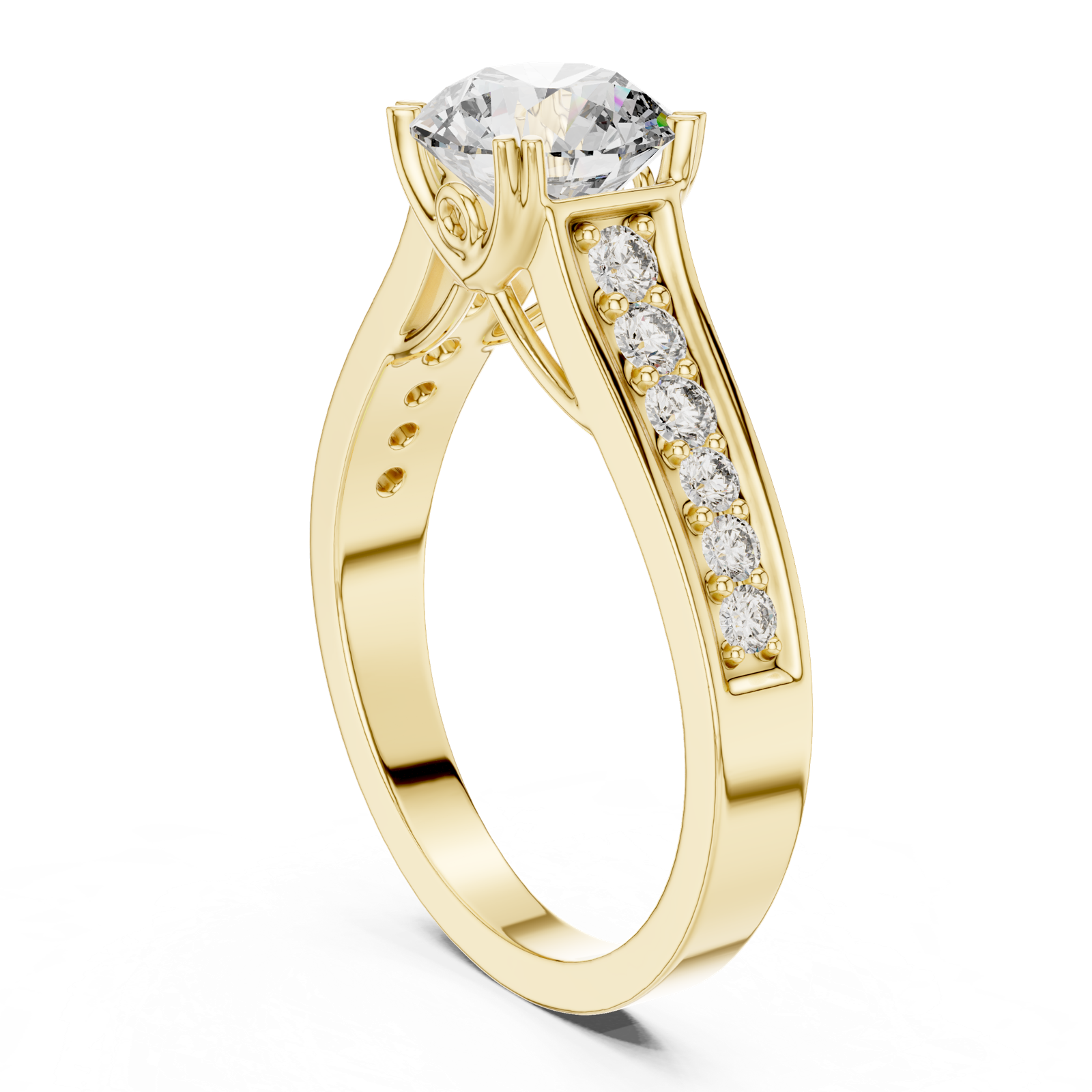 Gold Ring DDLR-190, Yellow Gold