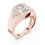 Gold Ring DDLR-285, Rose Gold, view 2