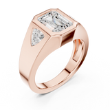 Gold Ring DDLR-285, Rose Gold, view 2