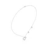 Gold Necklace GNK-0001, White Gold, view 2