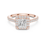 Gold Ring DDLR-919, Rose Gold, view 4