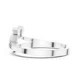 Gold Ring DDLR-737, White Gold, view 3