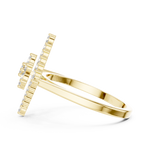 Gold Ring ALR-177, Yellow Gold, view 3