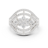 Gold Ring DDLR-763, White Gold