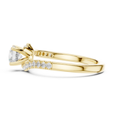 Gold Ring LR-0320, Yellow Gold, view 3