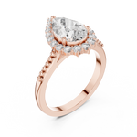 Gold Pendant 9-10028L_29, Rose Gold, view 2