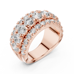 Gold Ring DDLR-047, Rose Gold, view 2