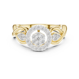 Gold Ring 12-10002@L, Yellow Gold, view 4