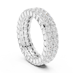 Gold Ring DDLR-714, White Gold, view 1