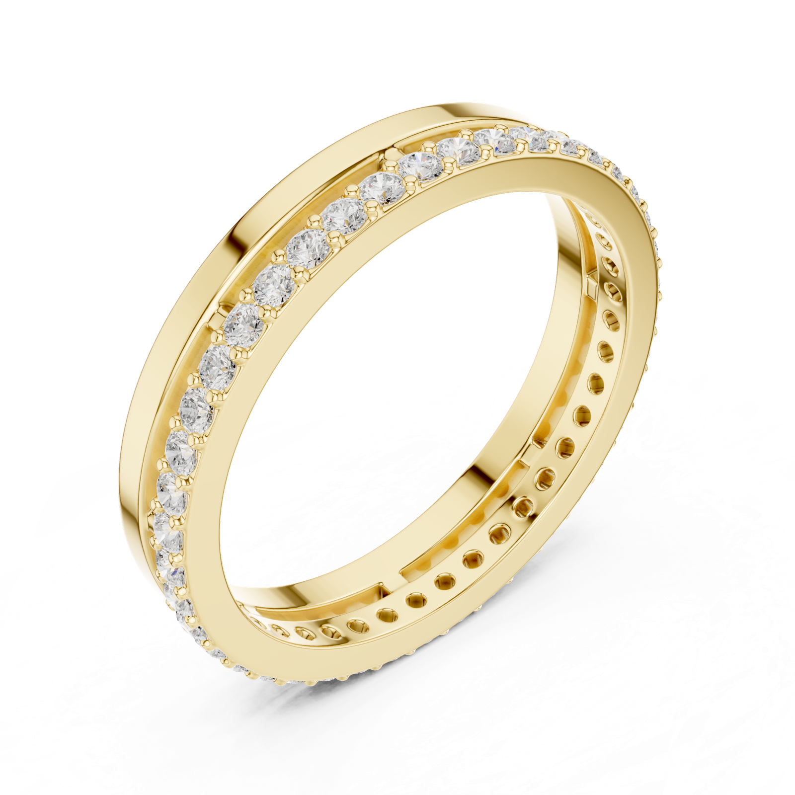 Gold Ring R26, Yellow Gold, view 2