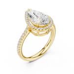 Gold Ring DDLR-747, Yellow Gold, view 2