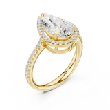 Gold Ring DDLR-747, Yellow Gold, view 2