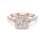 Gold Ring DDLR-912, Rose Gold, view 4