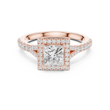 Gold Ring DDLR-912, Rose Gold, view 4