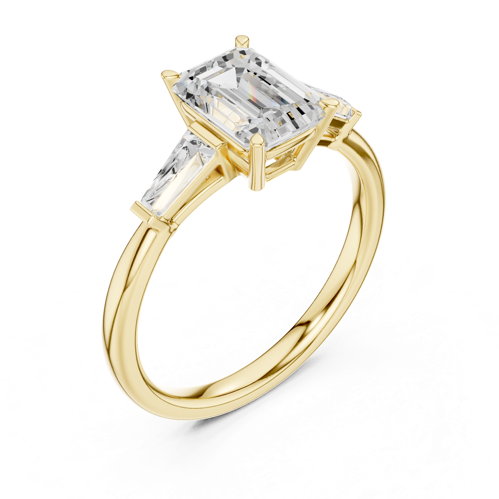 Gold Ring DDLR-1047, Yellow Gold, view 2