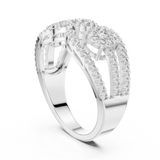 Gold Ring 19-120004L, White Gold, view 1