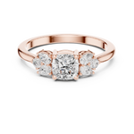 Gold Ring Ledis Ring, Rose Gold, view 4