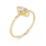 Gold Ring HLR-197, Yellow Gold, view 2