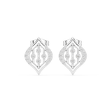 Gold Earrings SBER(49), White Gold