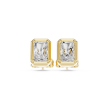 Gold Jewelry DDER-001, Radiant center stone, Yellow Gold, view 4