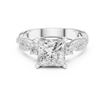 Gold Ring DDLR-1038, White Gold