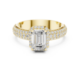 Gold Ring DDLR-1072, Yellow Gold, view 4