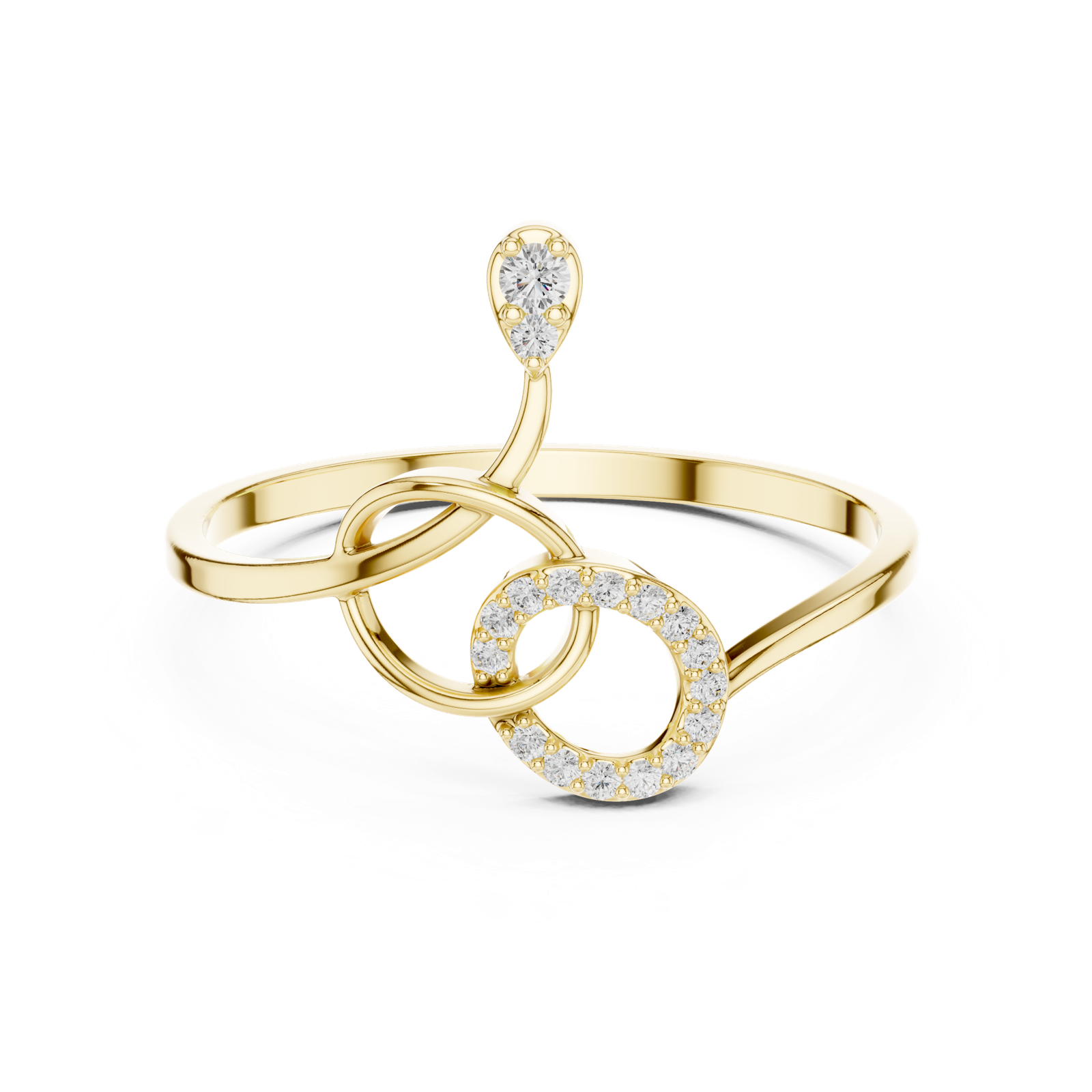 Gold Ring 1 (114), Yellow Gold, view 4