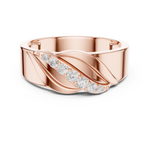 Gold Ring SBMR(27), Rose Gold, view 4