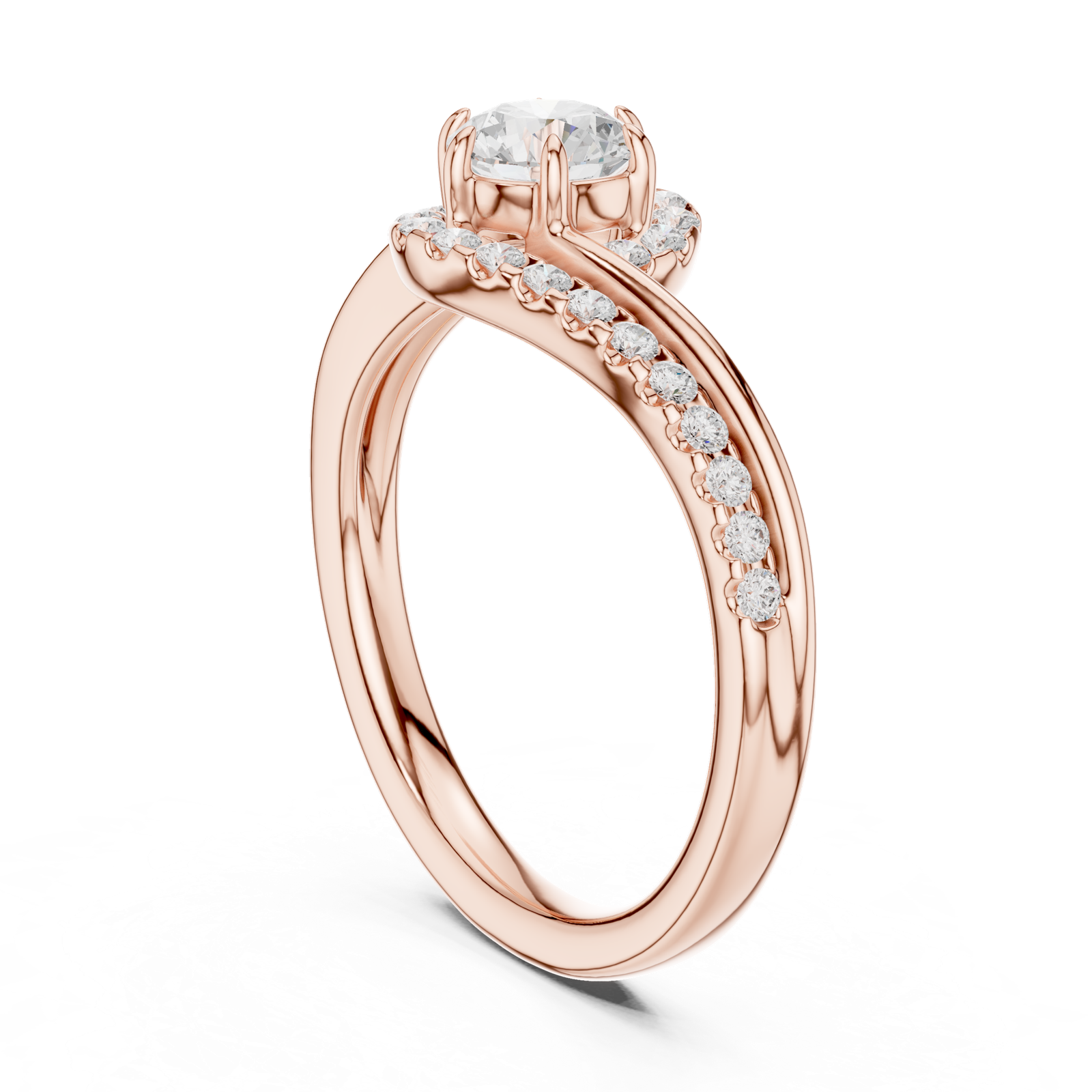 Gold Ring DDLR-594, Rose Gold
