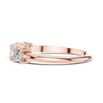 Gold Ring L03-1175, Rose Gold, view 3