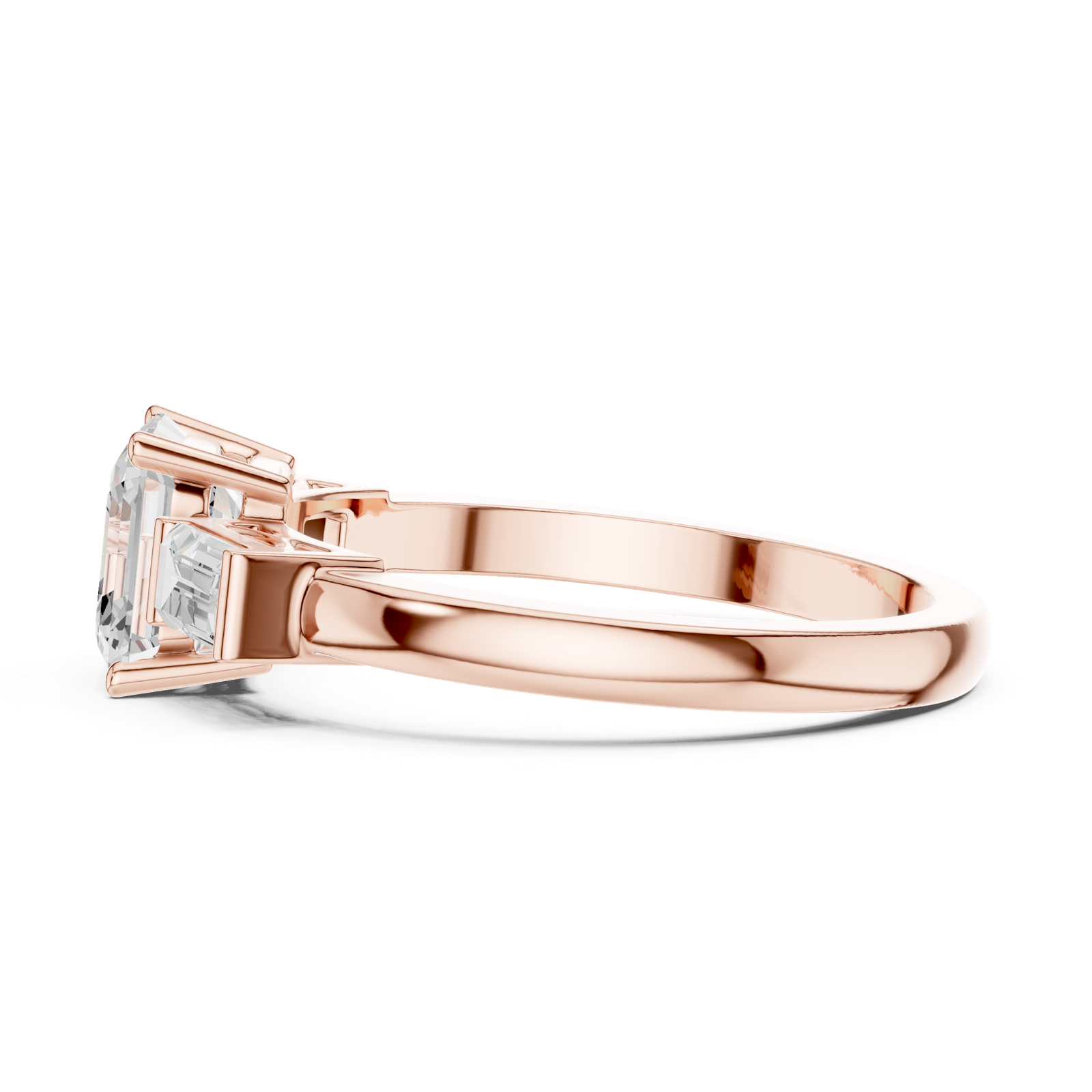 Gold Ring DDLR-1109, Rose Gold, view 3