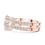 Gold Ring DDLR-1094, Rose Gold, view 3