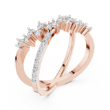 Gold Ring 12-10020@L, Rose Gold, view 2