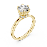 Gold Ring DDLR-176, Yellow Gold, view 2