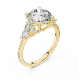Gold Ring DDLR-072, Yellow Gold, view 2