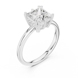 Gold Ring DDLR-929, White Gold, view 2