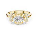 Gold Ring DDLR-509, Yellow Gold, view 4