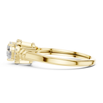 Gold Ring DDLR-399, Yellow Gold, view 3