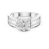 Gold Ring LR-0097, White Gold