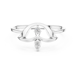 Gold Ring 1 (151), White Gold, view 4
