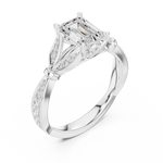 Gold Ring DDLR-933, White Gold, view 2