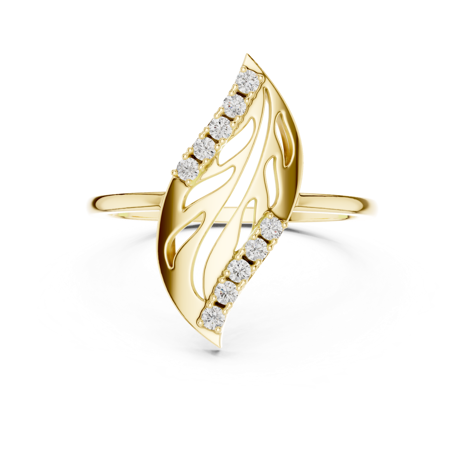 Gold Ring DR-6246, Yellow Gold